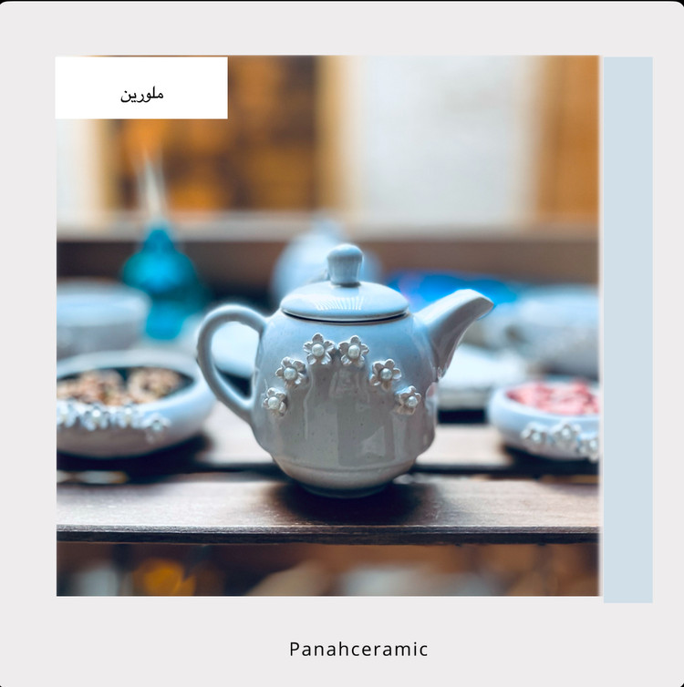 سرویس چایخوری سرامیکی طرح ملورین(پس کرایه)